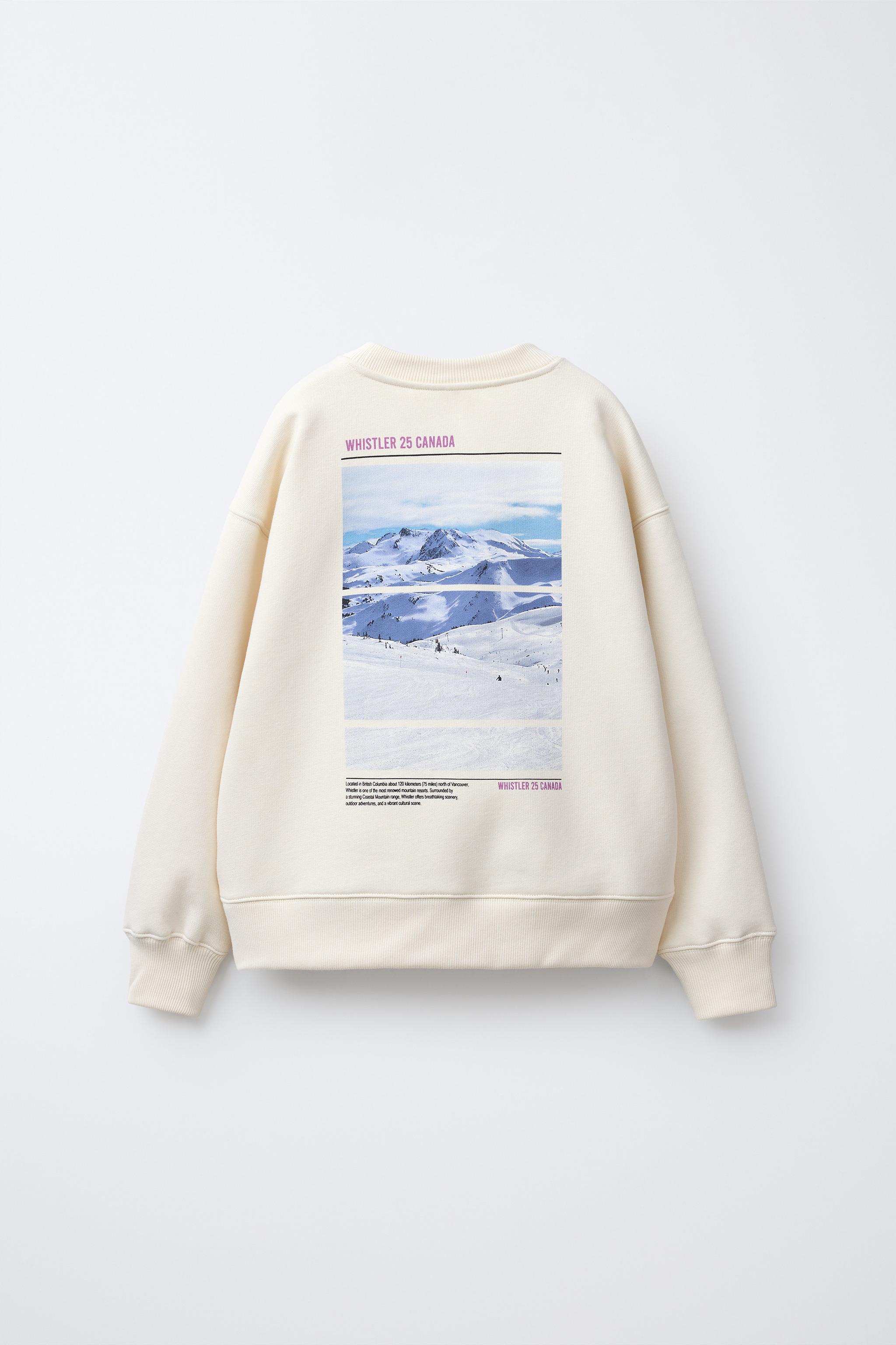 SKI PRINT SWEATSHIRT
